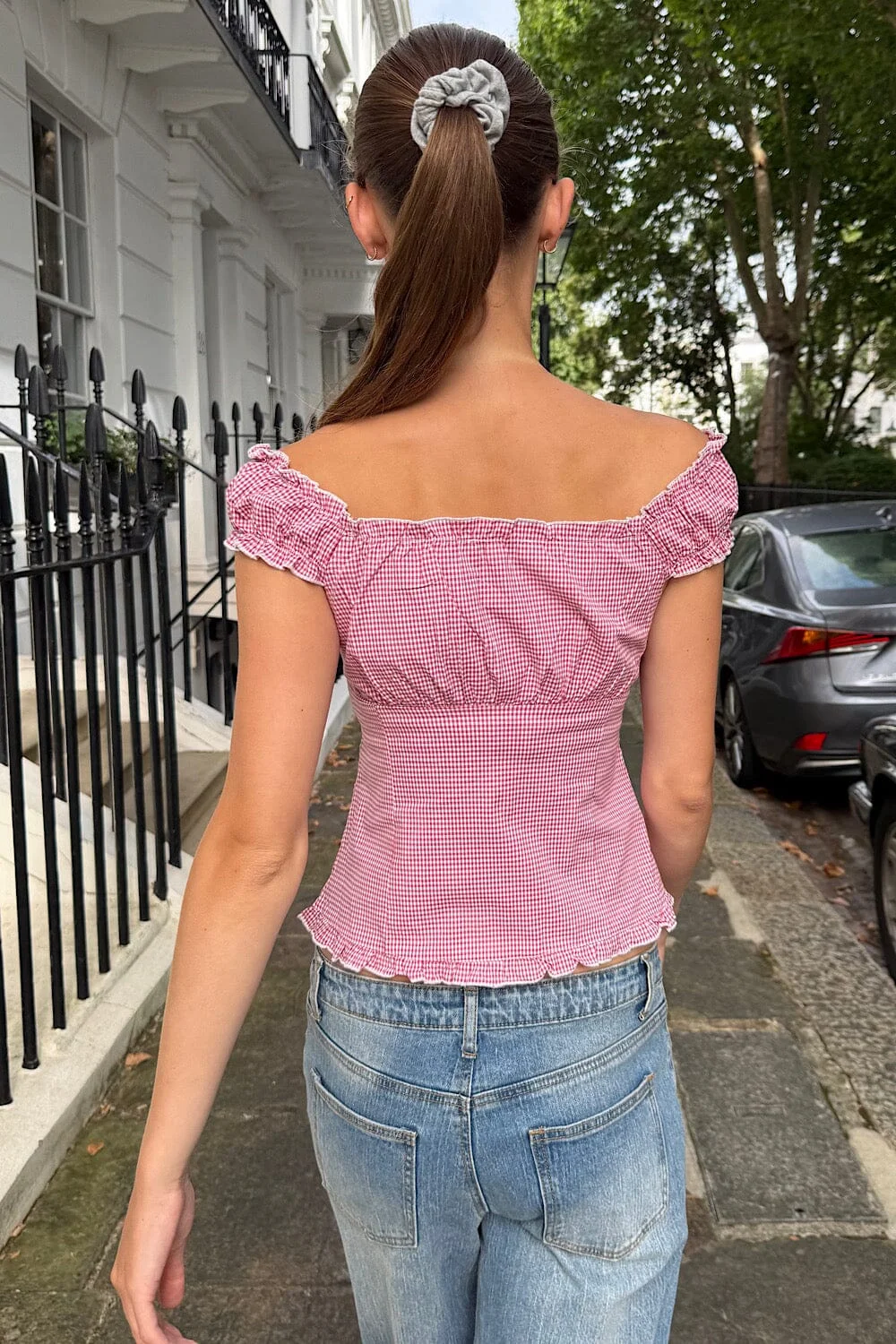 Elena Gingham Top