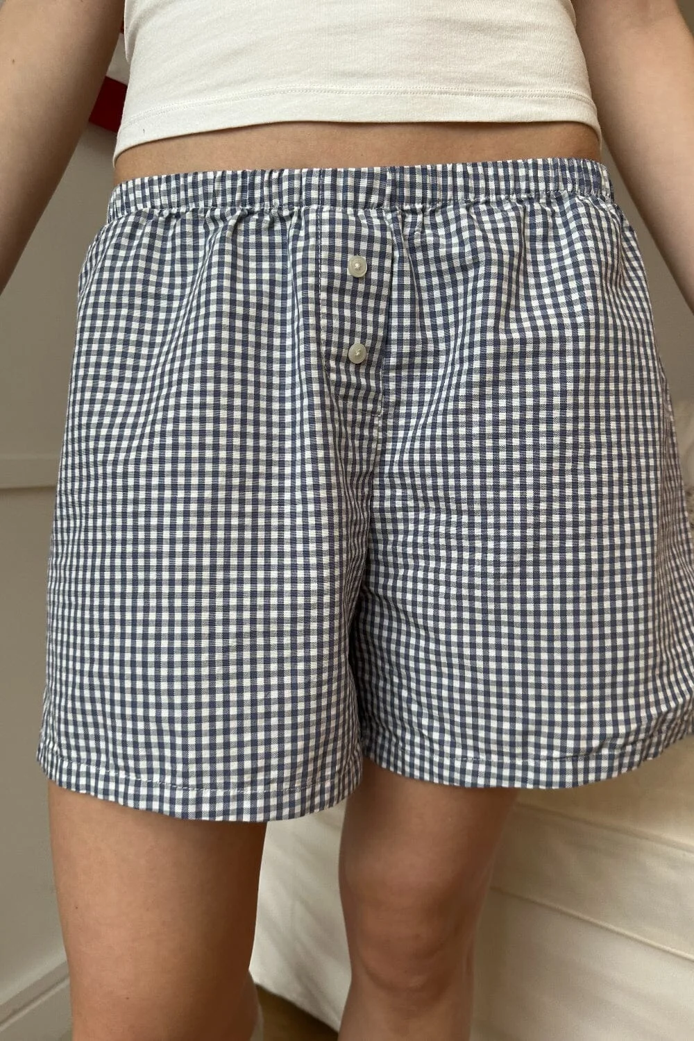 Keira Long Striped Boxer Shorts
