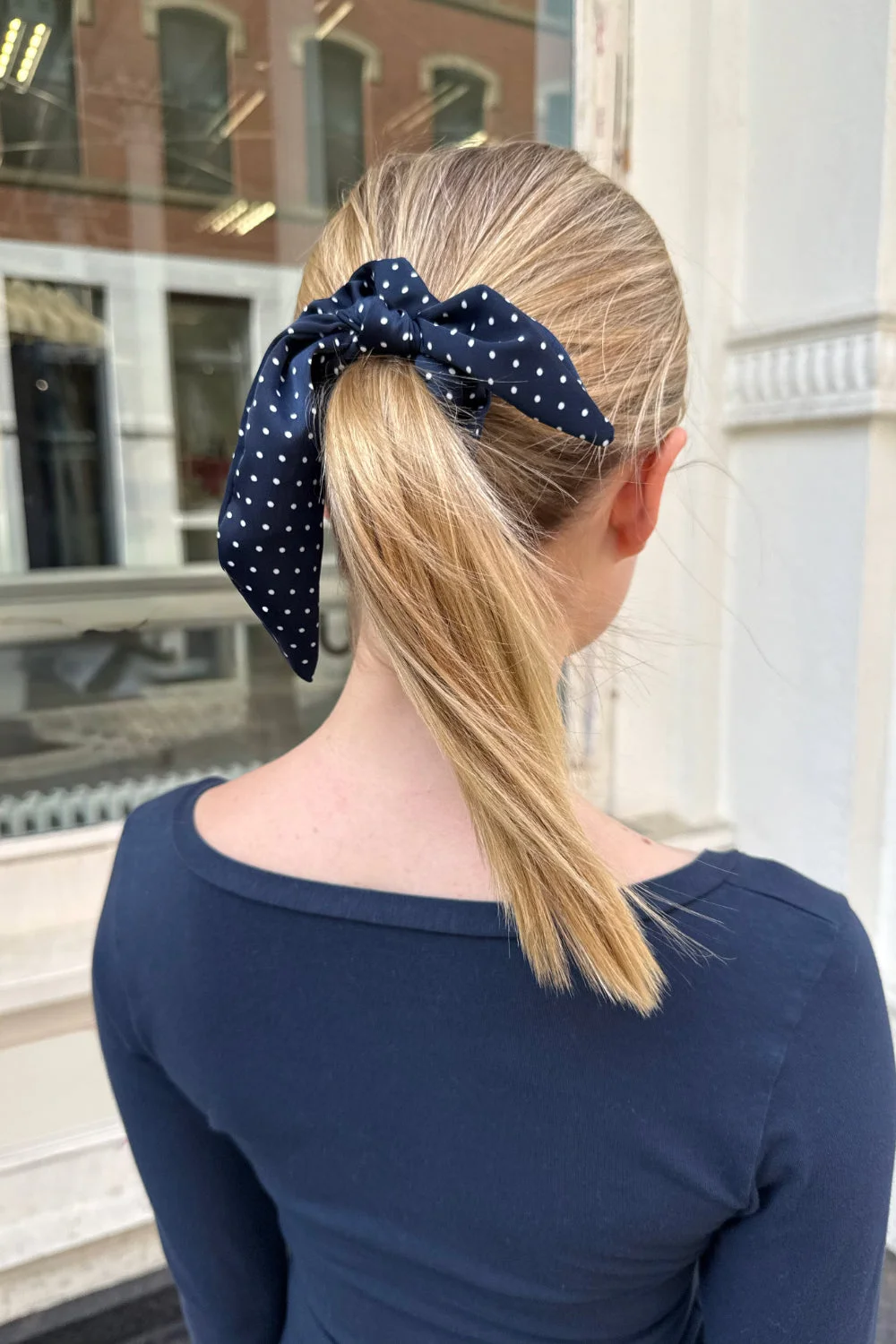 Polka Dots Scrunchie Tie