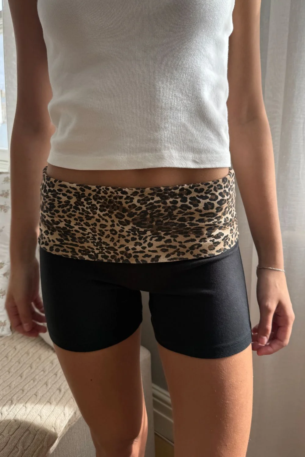 Priscilla Leopard Shorts