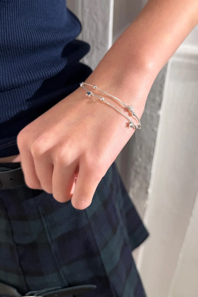 Stars And Beads Bracelet